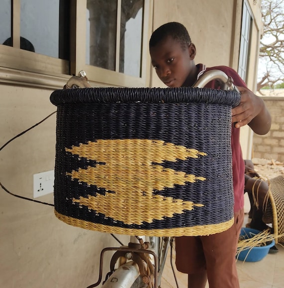Bike Basket Picnic Basket Woven Basket Basket for Etsy