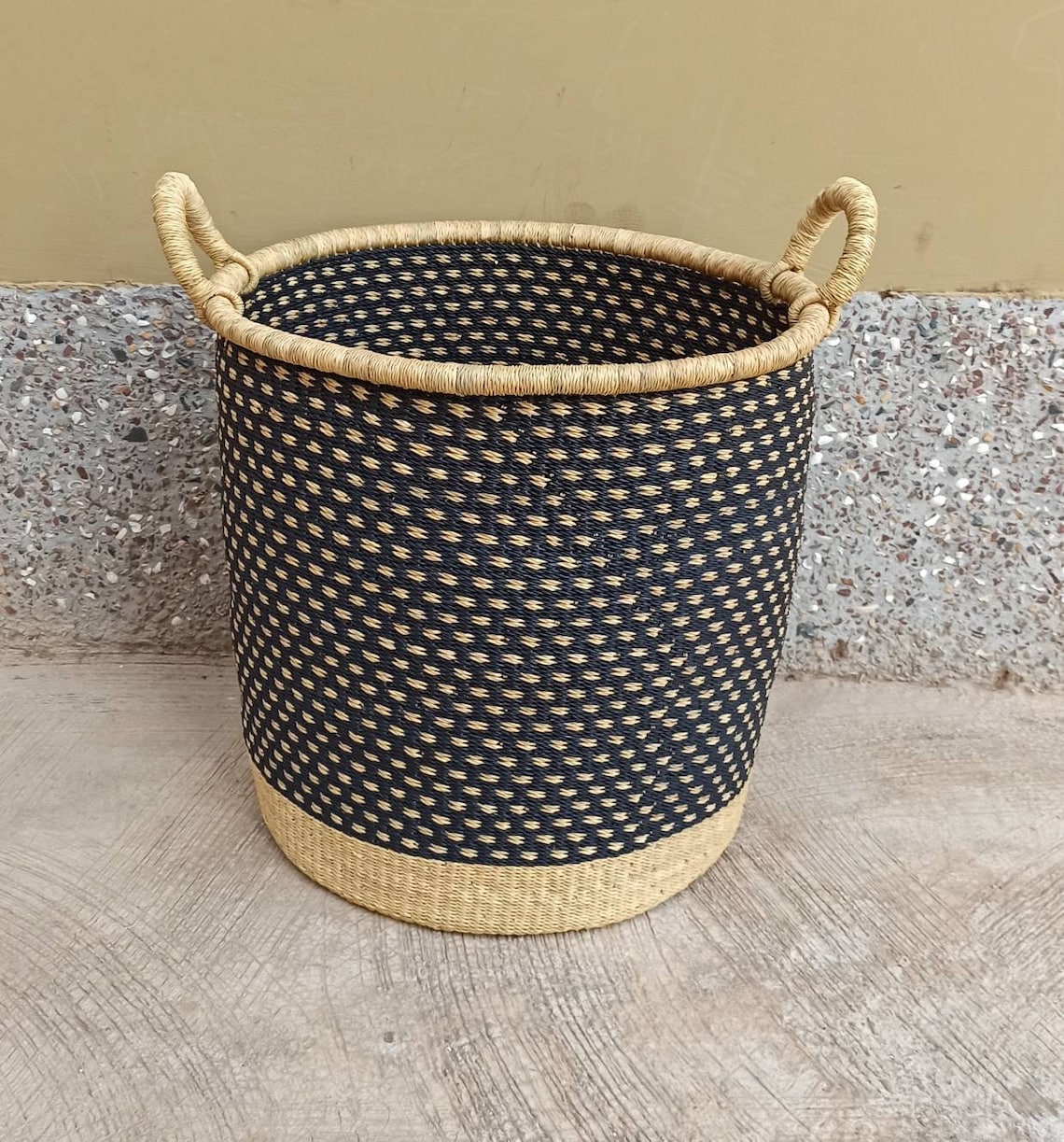 Laundry Basket Laundry Hamper Bolga Basket Woven Basket Etsy
