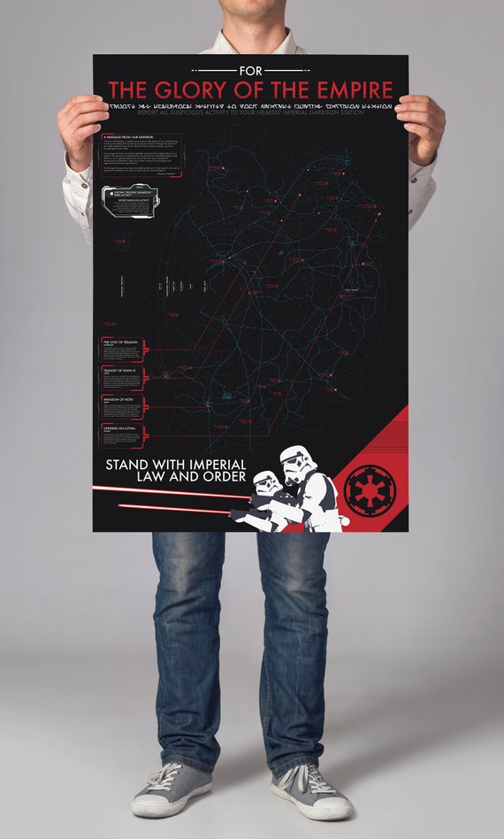 Star Wars Wall Art Geek Decor Stormtrooper Art Movie Replica Rebel Scum