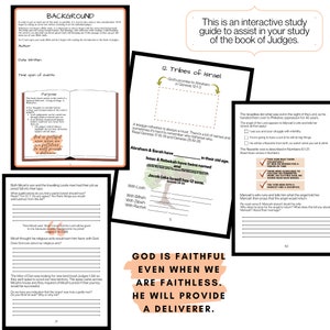 Judges Bible Study