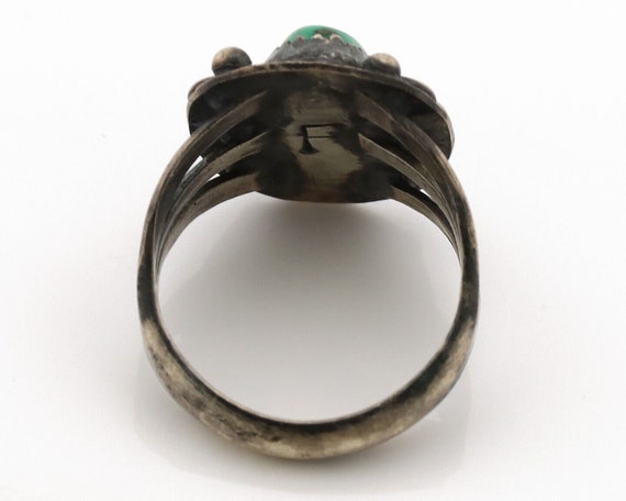 Navajo Ring .925 Silver Royston Turquoise Artist … - image 6