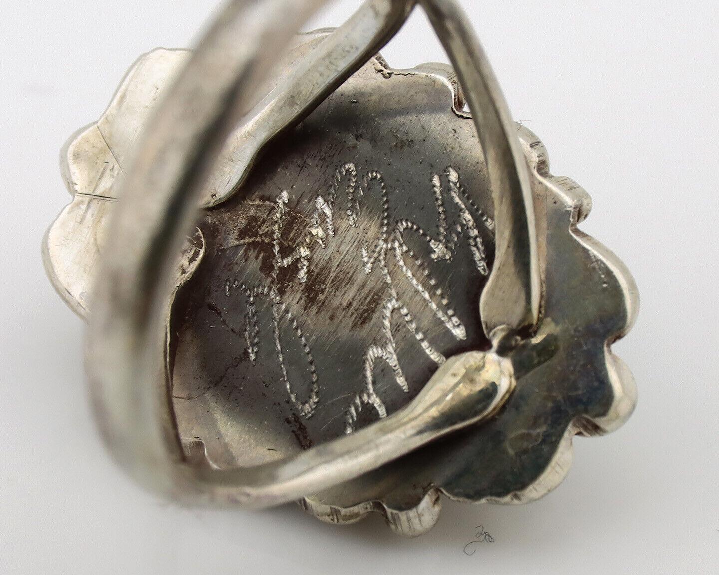 ナバホ リング .925 シルバー キングマン ターコイズ アーティスト