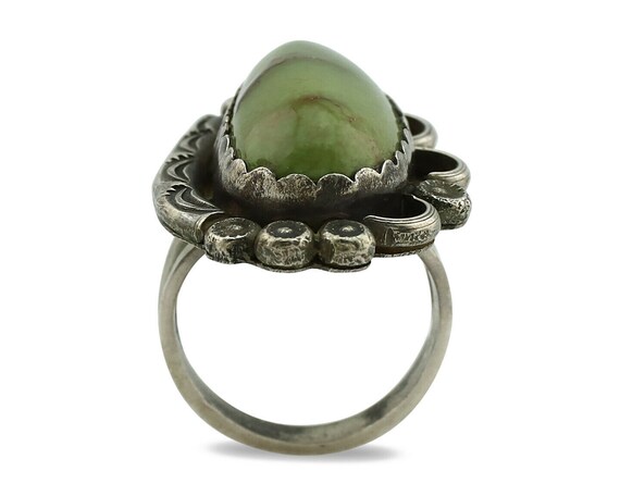 Navajo Ring .925 Silver Royston Turquoise Native … - image 3