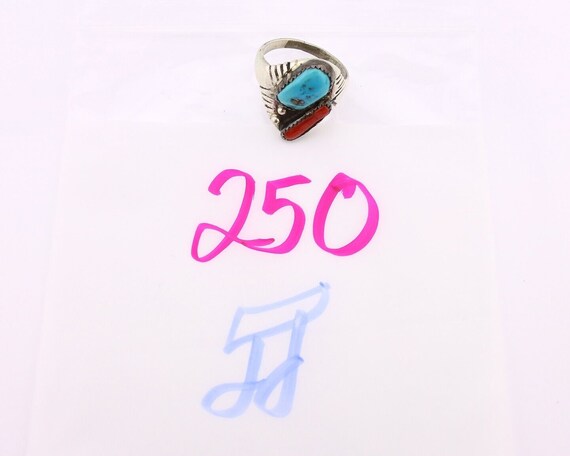 Navajo Ring 925 Silver Sleeping Beauty Turquoise … - image 9