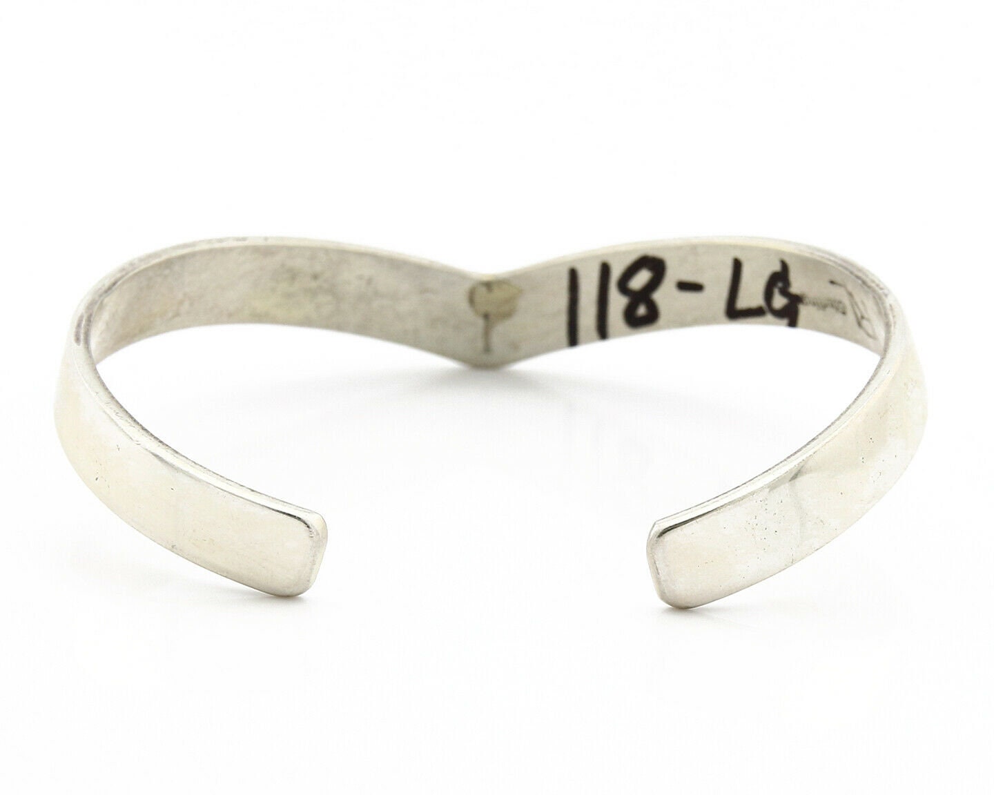 Navajo Bracelet .925 SOLID Silver & 12K Gold Plated Signed
