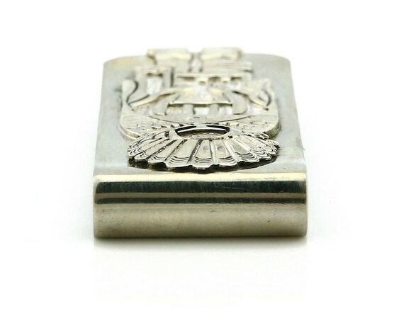 Navajo Money Clip 925 SOLID Silver & Nickle Silve… - image 4