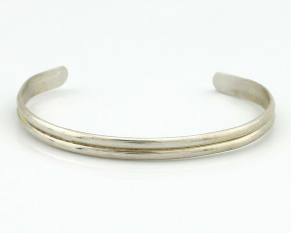 Navajo Bracelet SOLID .925 Silver Native American… - image 4