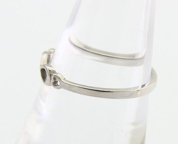 Infinity Heart Promise Ring 925 Solid Silver Size… - image 5