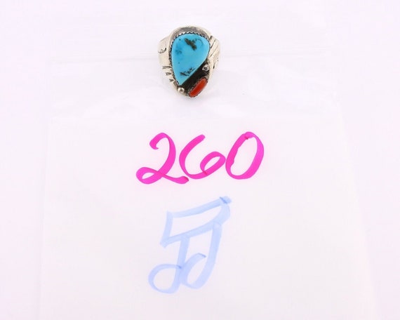 Navajo Ring 925 Silver Sleeping Beauty Turquoise … - image 9