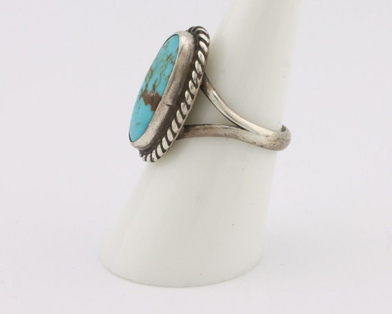 Navajo Handmade Ring 925 Silver Southwest Turquoi… - image 5