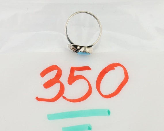 Navajo Ring 925 Silver Sleeping Beauty Turquoise … - image 9