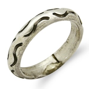 Damen Navajo Ring .925 SOLID Silber Hand gestempelt Circa 1980&#39;s