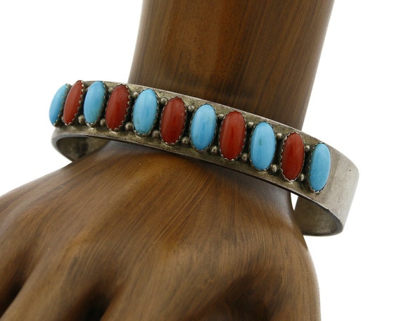 Danny Mike Vintage Native American Navajo Turquoise Sterling Silver Signed Pendant Danny Mike Vintage Native American Navajo Turquoise Sterling Silver Signed Pendant