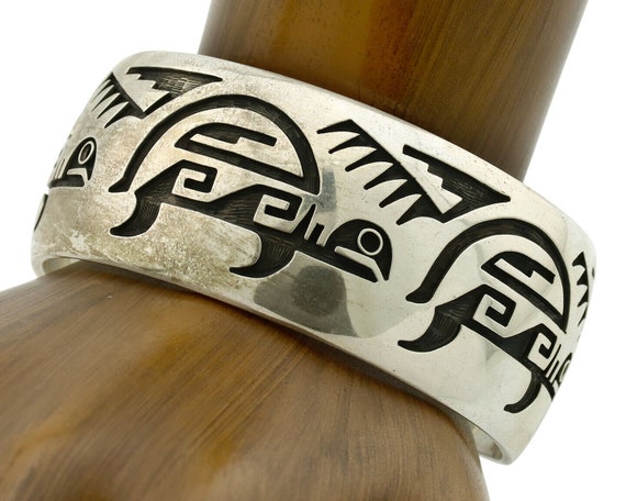 【国内配送】 Bracelet Turtle Hopi .925 Floyd Signed Artist Silver アクセサリー