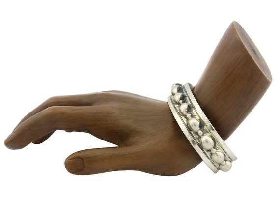 Navajo Bracelet .925 SOLID Silver Handmade Artist… - image 3