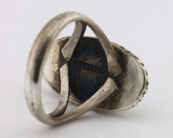 Navajo Handmade Ring 925 Silver Southwest Turquoi… - image 6