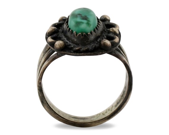 Navajo Ring .925 Silver Royston Turquoise Artist … - image 3