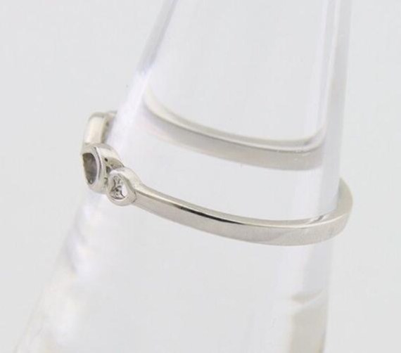 Infinity Heart Promise Ring 925 Solid Silver Size… - image 5