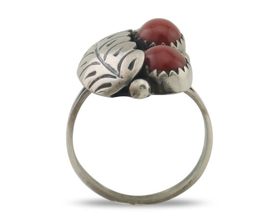 Navajo Handmade Ring 925 Silver Natural Mediterra… - image 3