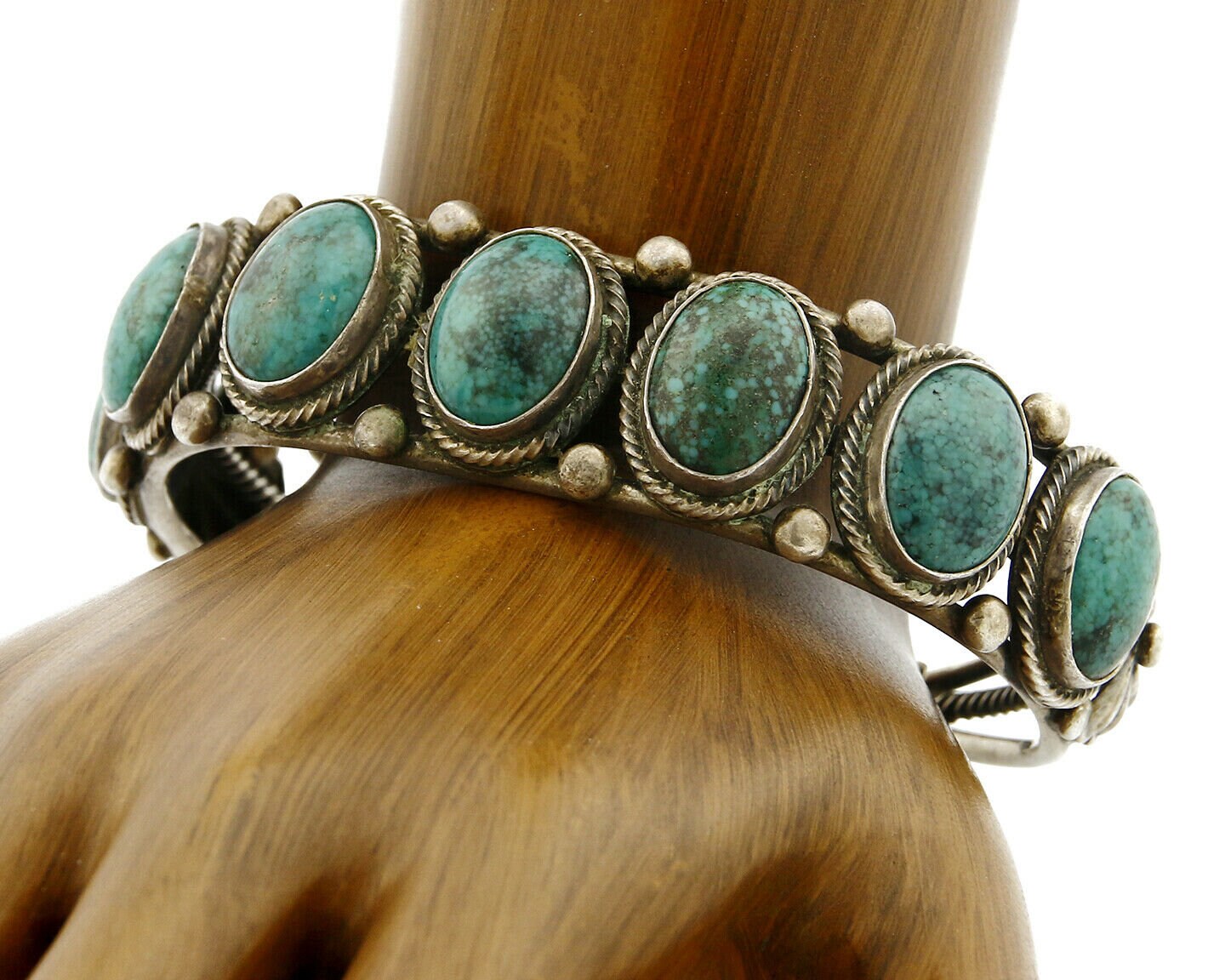 Women's Navajo Turquoise Bracelet .925 Silver Handmade Women's Navajo Turquoise Bracelet .925 Silver Handmade