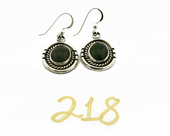 Women's Navajo Handmade Earrings .925 Silver & Ag… - image 10