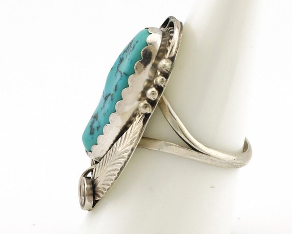 Navajo Ring 925 Silver Sleeping Beauty Turquoise … - image 5