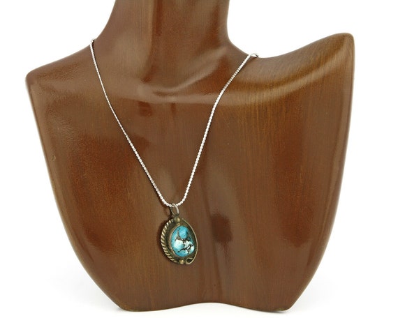 Hopi Handmade .Natural Turquoise Handmade .925 Sil