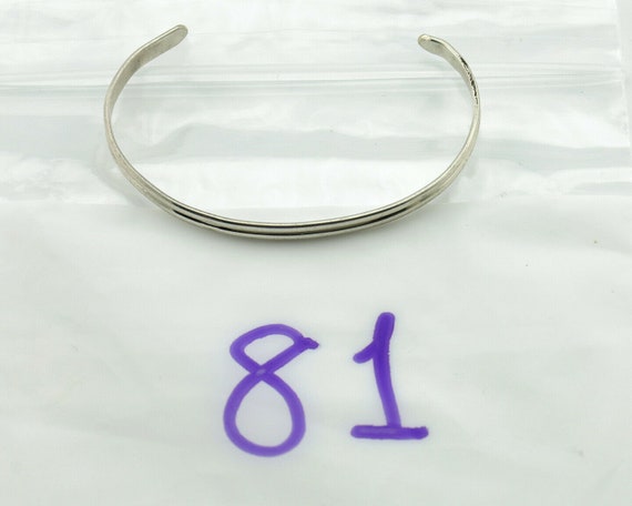 Navajo Toddler Child's Bracelet .925 Solid Silver… - image 9