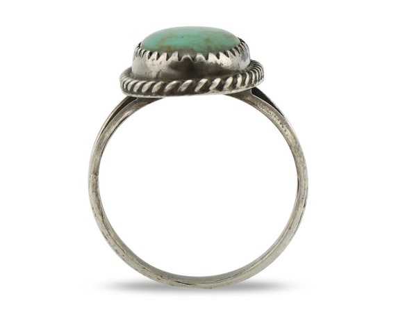 Navajo Handmade Ring 925 Silver Kingman Turquoise… - image 3