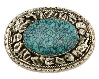 Turquoise Slab Belt - Etsy