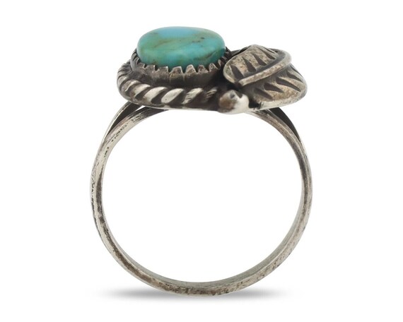 Navajo Handmade Ring 925 Silver Kingman Turquoise… - image 3