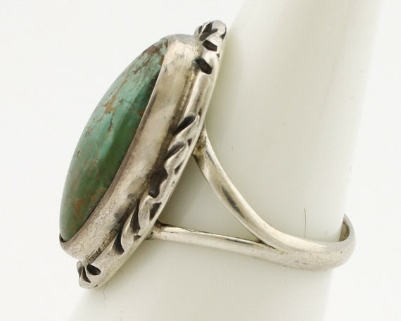Navajo Ring .925 Silver Royston Turquoise Artist … - image 5