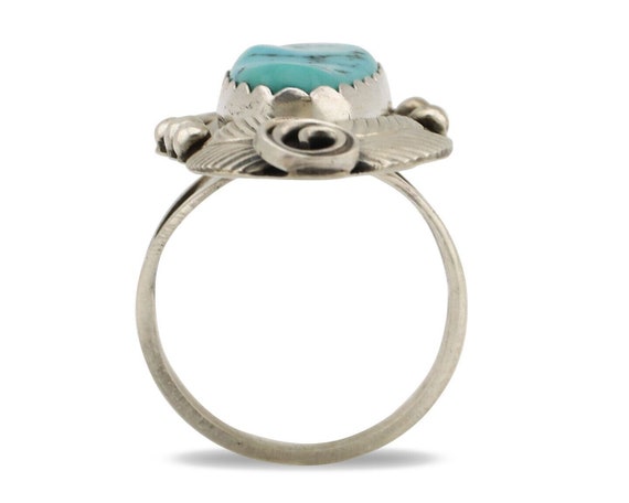 Navajo Ring 925 Silver Sleeping Beauty Turquoise … - image 3
