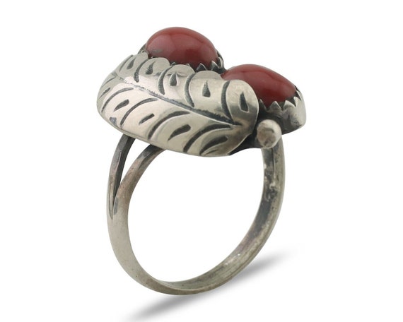 Navajo Handmade Ring 925 Silver Natural Mediterra… - image 2