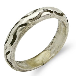 Frauen Navajo Ring .925 SOLID Silber Hand gestempelt Circa 1980er Jahre