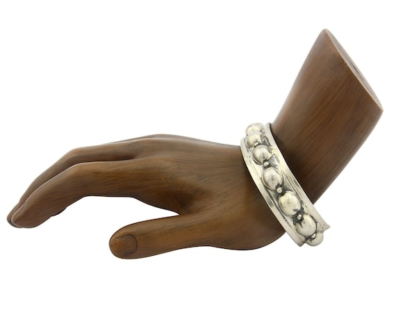 Navajo Bracelet .925 SOLID Silver Handmade Artist… - image 3