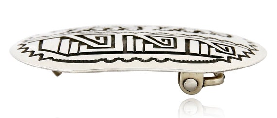 Navajo Signed George Begay .925 SOLID Silver Belt… - image 3