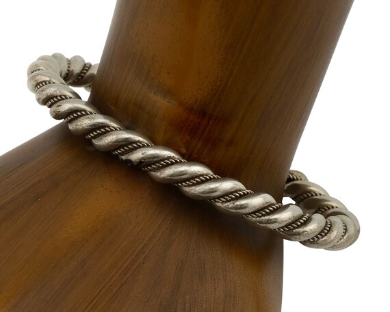 Navajo Handmade Bracelet .925 SOLID Silver Native… - image 1