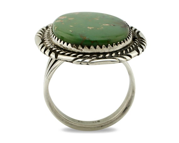 Navajo Ring .925 Silver Royston Turquoise Artist … - image 3