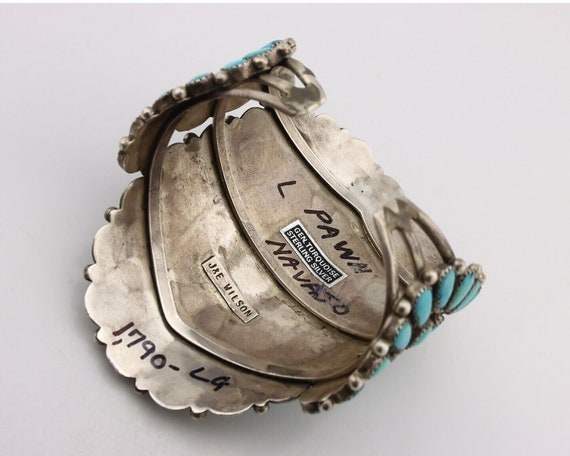 Navajo Bracelet 925 Silver Sleeping Beauty Turquo… - image 5