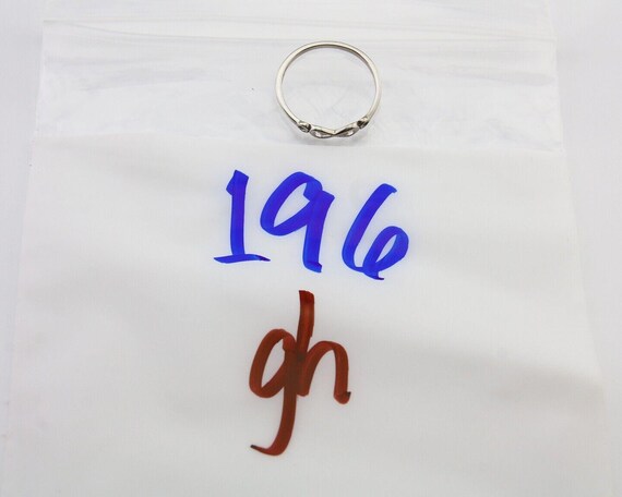 Infinity Heart Promise Ring 925 Solid Silver Size… - image 10