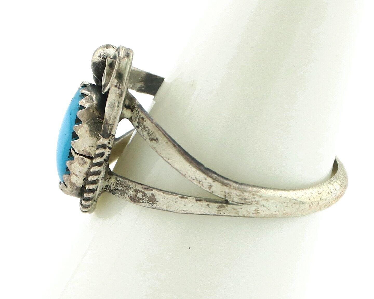 ナバホ族のリング 925 シルバー スリーピングビューティー ターコイズ 