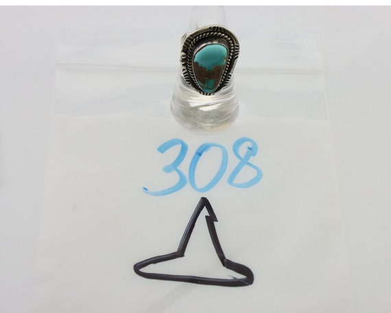 Navajo Ring 925 Silver Royston Turquoise Native A… - image 10