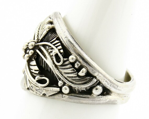 Navajo Ring .925 SOLID Silver Handmade Artist Nat… - image 5
