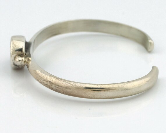 Navajo Bracelet .925 Silver White Sea Shell Nativ… - image 5