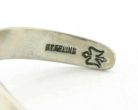 Navajo Handmade Bracelet .925 Silver Native Artis… - image 7