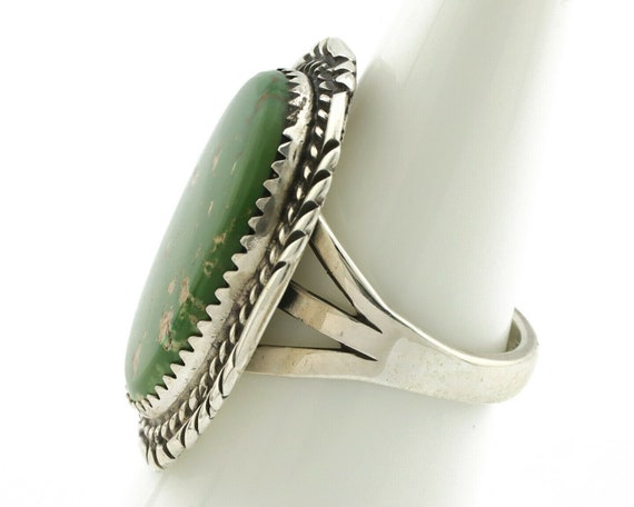 Navajo Ring .925 Silver Royston Turquoise Artist … - image 5