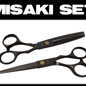 Misaki Hair Scissors Set Thinning&Cutting 6.0 With Case And Cutting Comb CD60