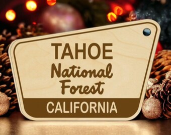 Tahoe National Forest ornaments!