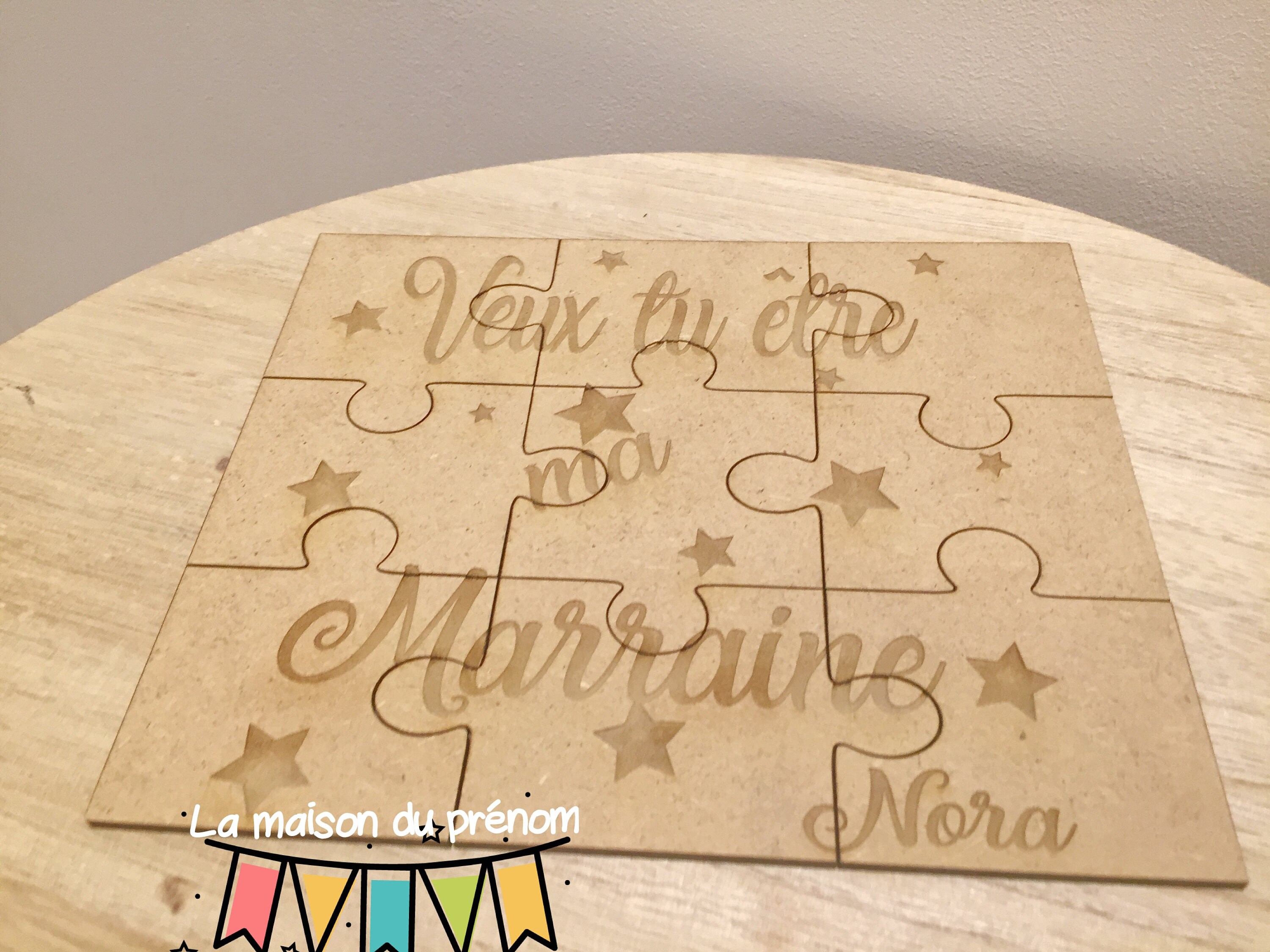 Puzzle en Bois , Spécial Évènements Grands-Parents, Papi, Mamie, Tonton, Tata, Frère, Sœur